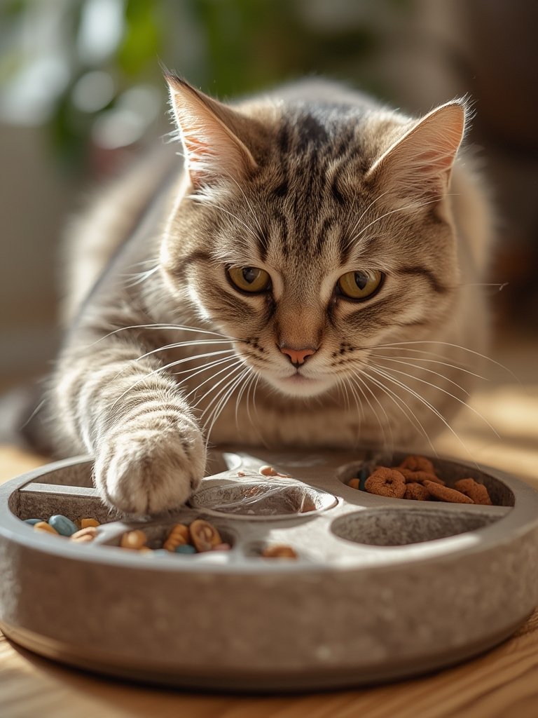 cat puzzle in action